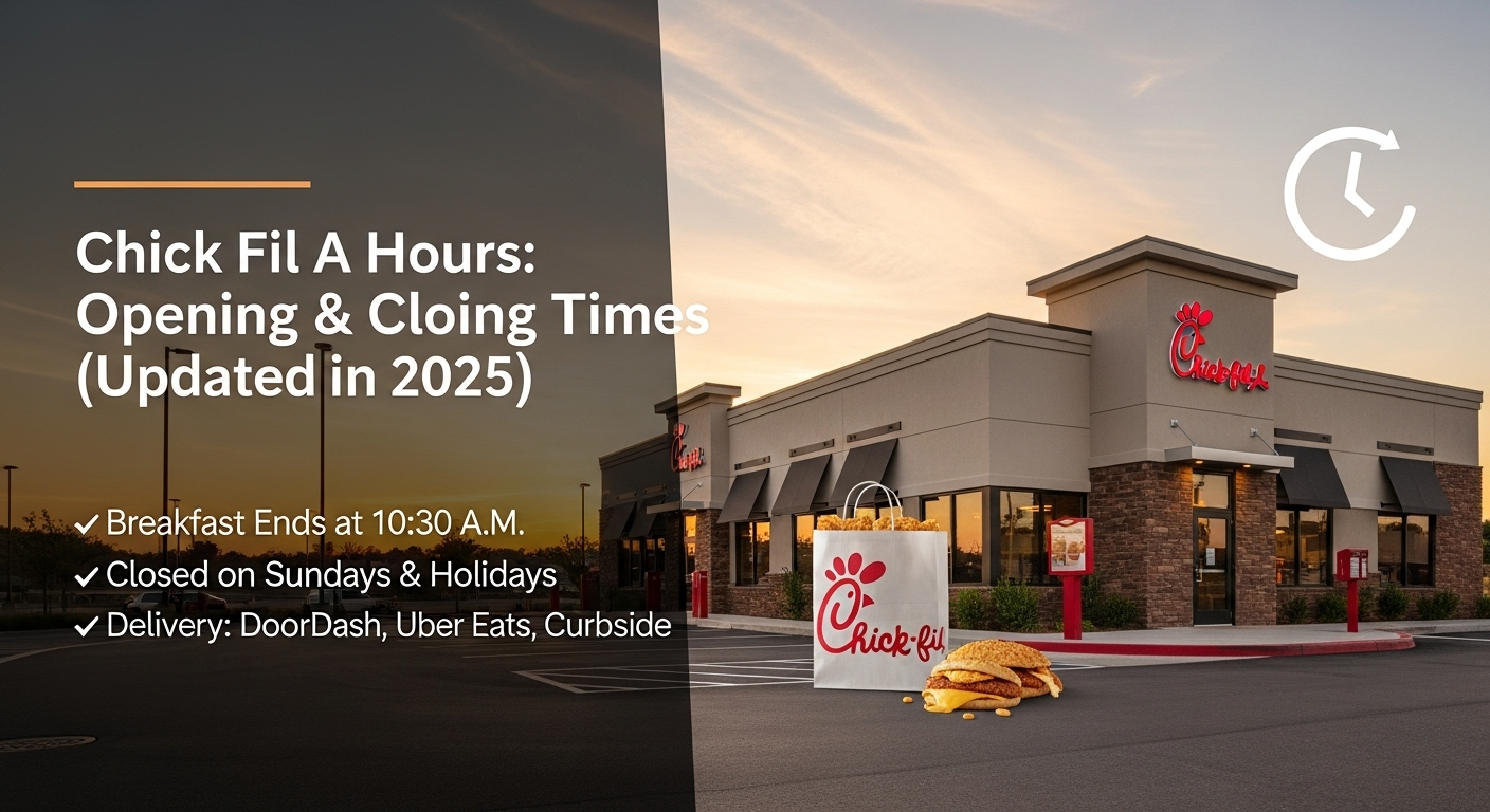 Chick Fil A Hours: Opening & Closing Times (Updated in 2025)