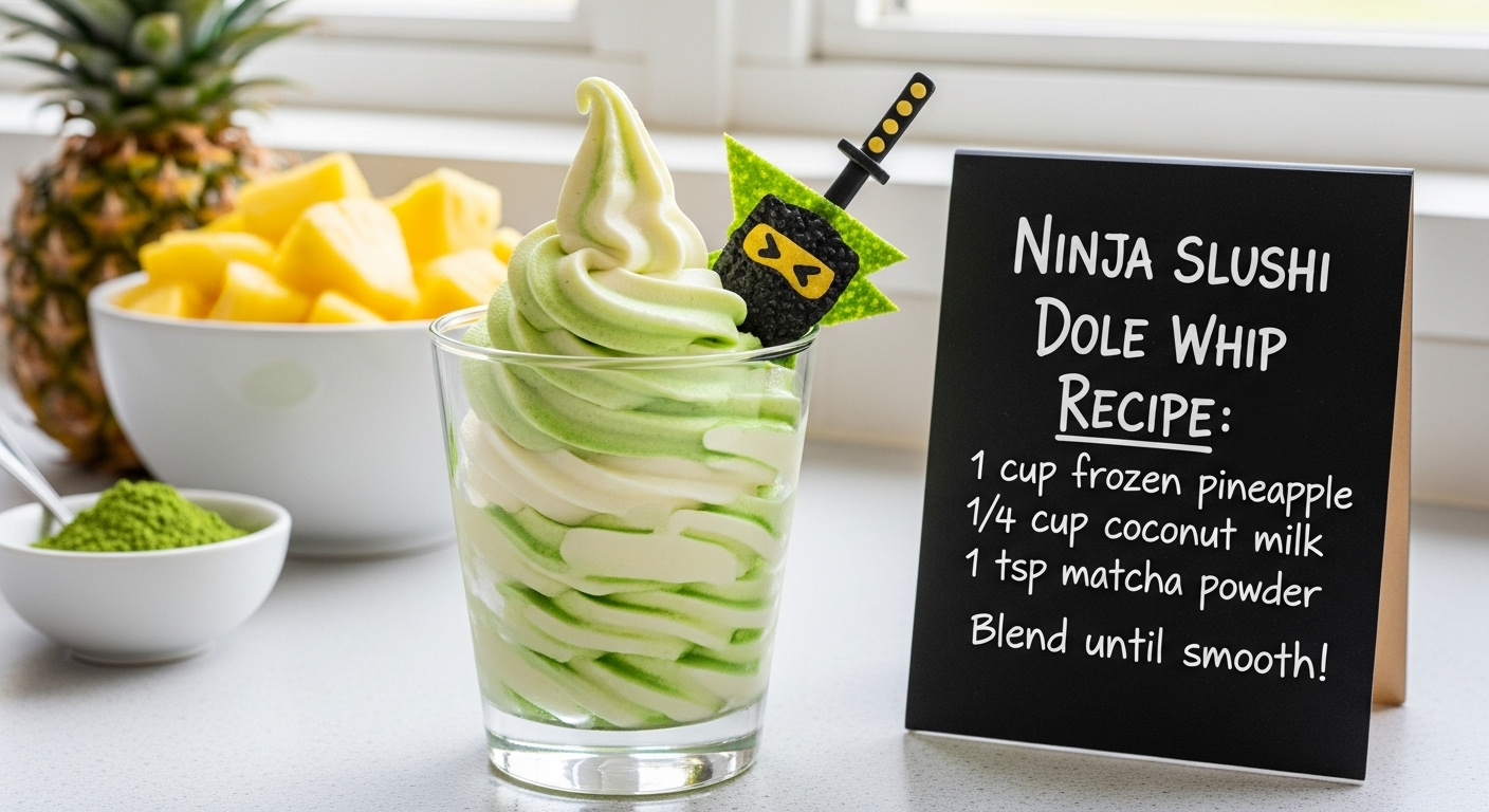 Ninja Slushi Dole Whip Recipe.