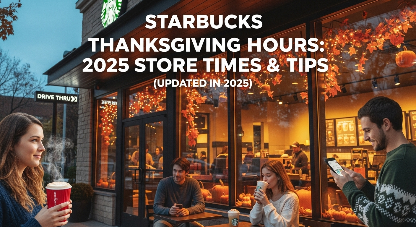 Starbucks Thanksgiving Hours: 2025 Store Times & Tips (Updated in 2025)