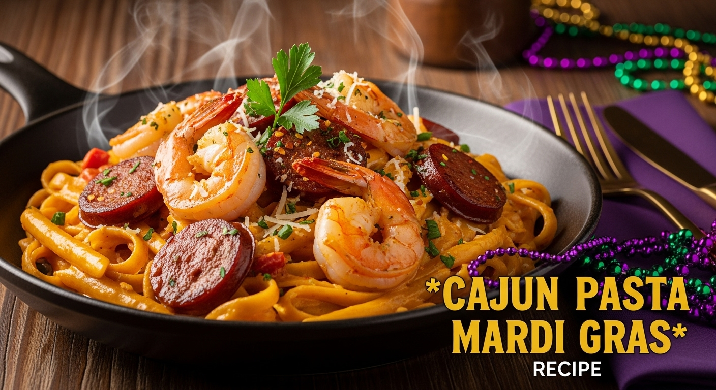 Cajun Pasta Mardi Gras Recipe