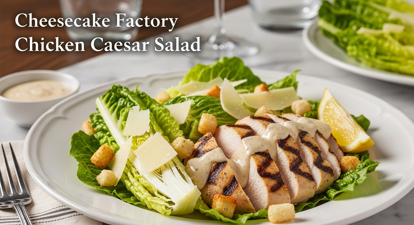 Cheesecake Factory Chicken Caesar Salad